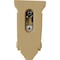 Ekena Millwork 5 1/4"W x 5 1/4"D x 9 1/2"H Devon Traditional Wood Corbel, Alder CORW05X05X09DEAL - alternate 3